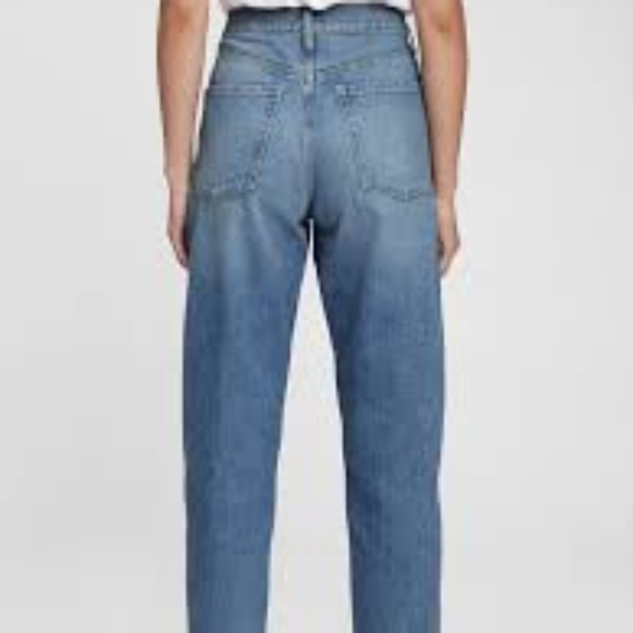 NWT barrel style high-waist mom jeans light wash TALL - Picture 6 of 6